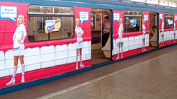 Брендирование вагонов – новшество в мире рекламы!