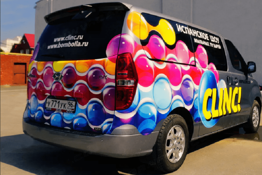 Брендирование грузовых машин - Clinc