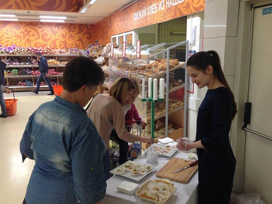 На дегустацию - в супермаркет