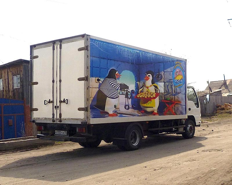 Брендированный грузовик